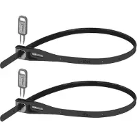 Hiplok Z Lok Twin Pack Black Schloss-Stahlkabel