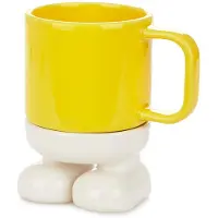 Balvi Keramik Becher Mr. Standy Gelb