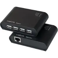 Logilink UA0230, USB 2.0, USB 2.0, 480 Mbit/s, Schwarz, 50 m, Taiwan