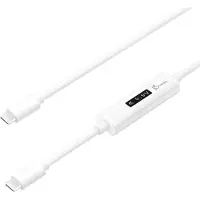 J5CREATE JUCP14-N USB-C 2.0 zu USB-C Kabel mit OLED Dynamic Power Meter