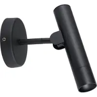 Eglo ALMUDAINA Wand-/Deckenleuchte Lampe Beleuchtung - L11 x H20 x AL20 cm - schwarz - 1X5W inkl. - IP20
