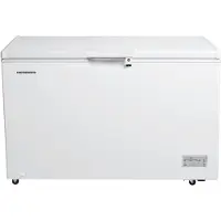 HEISSNER HCF-HM371CE++, 371 l, 18 kg/24h, 40 dB, E, Weiß