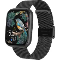 Forever Smartwatch SW-330 ForeVigo 4 Schwarz, Wasserdicht, Bluetooth, IP68, Amoled, Schlafüberwachung, Pulsmesser, Sportmodi