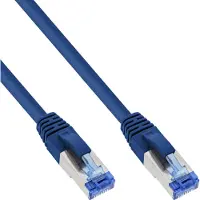 InLine Patchkabel, S/FTP (PiMf), Cat.6A, halogenfrei, blau, 20m, 20 m, Cat6a, S/FTP (S-STP), RJ-45, RJ-45, Blau