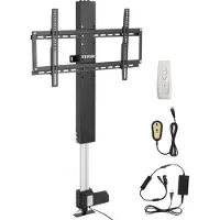 Vevor VEVR TV-Ständer für LCD-LED-Plasmafernseher, Automatischer TV-Ständer, Aufzug für Fernseher, TV Lift Halterung Höhe von 107,4 bis 187,2 cm, Höhenverstellbar & Stabil Max. 60 kg