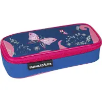Eberhard Faber Schlamper-Etui Schmetterling pink/blau unbestückt