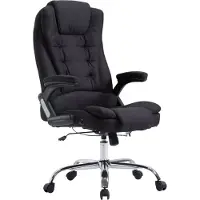CLP Bürostuhl ergonomisch 150 kg belastbar Thor, Drehstuhl mit modernes Design schwarz