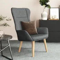 Prolenta Maison Exclusive - Relaxsessel Dunkelgrau Stoff