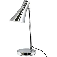 Dyberg Larsen Tischlampe DL12, chrom / silber, für Wohn- / Esszimmer, Metall, Design, Tischlampe