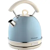 Ariete Vintage Wasserkocher rund 1,7 L blau