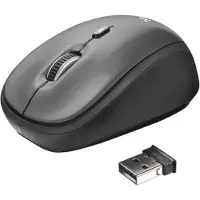 Trust Yvi, Optisch, RF Wireless, 1600 DPI, Schwarz