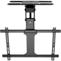 Macleans elektrische Deckenhalterung für TV TUYA-Unterstützung max VESA 600x400 90st schwenkbar, 32"-75" 35kg MC-490