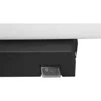 TRIO Wandlampe Mattimo 80cm schwarz