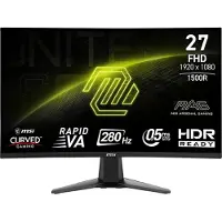 MSI MAG 276CXF, 68,6 cm (27"), 1920 x 1080 Pixel, Full HD, LCD, 0,5 ms, Schwarz