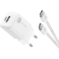 Cellularline Multipower 30W Kit - Smartphone, tablet e laptop, Drinnen, AC, 1 m, Weiß