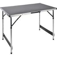 Huismerk Alu Universaltisch höhenverstellbar - 100 x 60 cm - Klapptisch Camping Garten Tisch