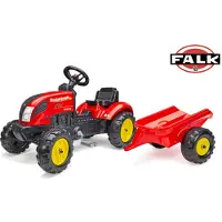 Falk Aufsitz-Trettraktor Country Farmer Rot