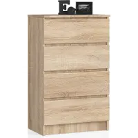 Akord Furniture Factory OP0LK-6DAB003, Eiche, 4 Schublade(n), Matt, 16 mm, 51 cm, 400 mm