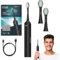 Uni-T Teesa Sonic Elite Schallzahnbürste Schwarz