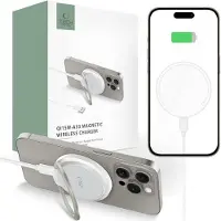 Tech-Protect Qi15W-A33 Magnetisches Magsafe Kabelloses Ladegerät Weiss