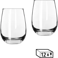 Libbey 70264 Weinglas/ Universalglas "STEMLESS" , 451 ml, 12er Set
