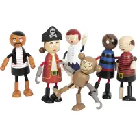 Small Foot Biegepuppen Piraten Figuren