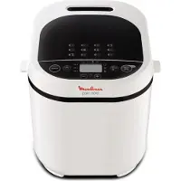 Moulinex OW2101, 1 kg, Startzeitvorwahl, Variable einstellbare Krustenbräunung, Warmhaltefunktion, 720 W, Weiß