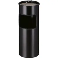 Sonstiges Ascher-Papierkorb, 30 Liter - Schwarz