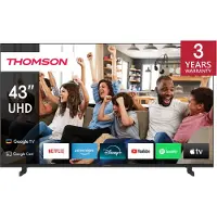Thomson Q70 Series 43UG4S14, 109,2 cm (43"), 3840 x 2160 Pixel, LED, Smart-TV, WLAN, Schwarz