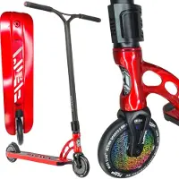 Madd Stuntscooter Origin Extreme , Chromized Red - Schwarz Rot