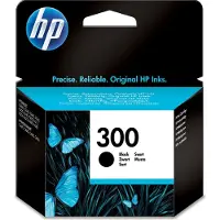 HP 300 Schwarz Original Druckerpatrone, Standardertrag, Schwarz, Tinte auf Pigmentbasis, 1 Stück(e), 200 Seiten