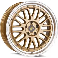 KESKIN 19 Zoll KESKIN KT22 5x120 ET35 Alufelgen GOLD LIP POLISH