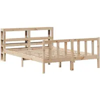 Syfax Massivholzbett ohne Matratze 160x200 cm Kiefernholz