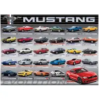 Eurographics Ford Mustang Evolution 1000pcs, 1000 Stück(e), Fahrzeuge