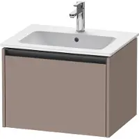 Duravit Waschtischunterschrank Ketho.2 61x48cm, bas. ma, 1 Auszug, wandhängend