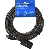 Savio cl-130 usb active port extension 10m usb 2.0-a male usb 2.0-a female black