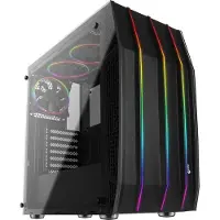 Aerocool Klaw, Midi Tower, PC, Schwarz, ATX, micro ATX, Mini-ITX, Acrylnitril-Butadien-Styrol (ABS), SPCC, Gaming