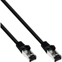 InLine Patchkabel, S/FTP (PiMf), Cat.8.1, 2000MHz, halogenfrei, schwarz, 10m, 10 m, Cat8.1, S/FTP (S-STP), RJ-45, RJ-45, Schwarz