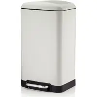 kela Mülleimer Davino Pedal Silent Close 30L White