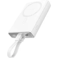 JOYROOM JR-PBM01, 10000 mAh, Lithium Polymer (LiPo), Kabelloses Aufladen, 3,85 V, 20 W, Weiß