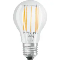 Osram LED-Leuchtmittel "LED Retrofit CLASSIC", Energieeffizienz: D, transparent (weiß), Ø:6cm, Leuchtmittel, LED-Leuchtmittel