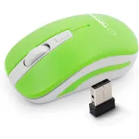 Esperanza Wireless 2,4 GHz optische Maus 4D USB Uranus grün/weiß