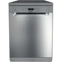 Ariston Hotpoint HFC 3C41 CW X, Freistehend, Standardgröße (60 cm), Edelstahl, Edelstahl, 3 Ziffern, 1,3 m