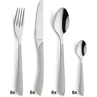Kuppels 24-tlg. Besteckset PRISMA