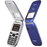 Brondi Window+, Klappgehäuse, Dual-SIM, 4,5 cm (1.77"), 1,3 MP, 800 mAh, Blau