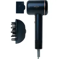 Adler Haartrockner | AD 2270 SUPERSPEED | 1600 W | 3 Temperaturstufen | Ionisationsfunktion | Diffusorspitze | Schwarz