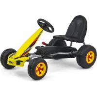 Milly Mally Viper Gelbes Pedal-Gokart