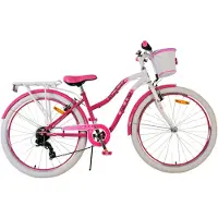 Volare Lovely Kinderfahrrad - Mädchen - 26 Zoll - Rosa - 7 Gänge