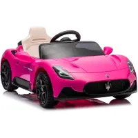 Sun baby Kinder Elektroauto Maserati GT Cabrio Kinderfahrzeug Kinderauto rosa