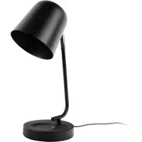 Leitmotiv - Tischleuchte Encantar - Schwarz - Ø15cm Tischlampe - Nachttischlampe, Wohnzimmer, Schlafzimmer